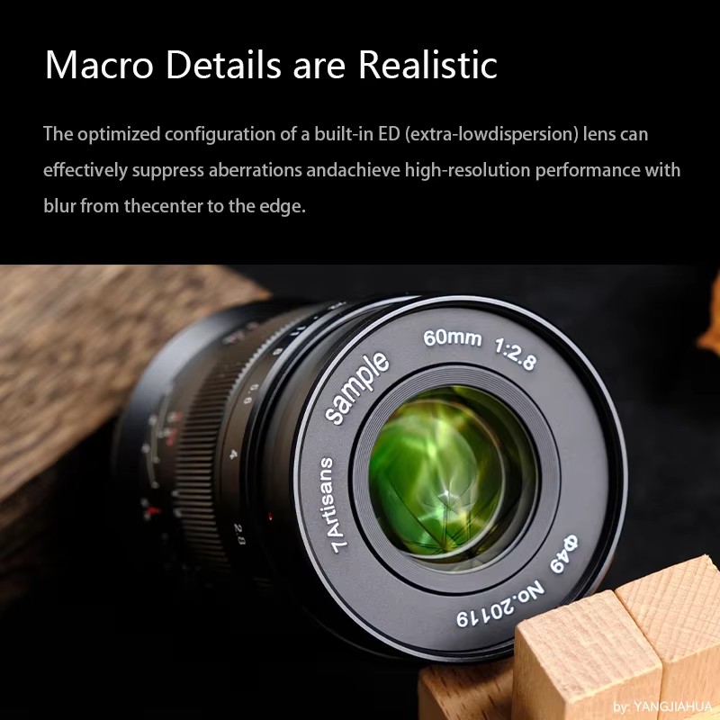 Canon Camera Eos M50 Mark Ii - عدسة 7artisans 60mm F2.8 Mark II